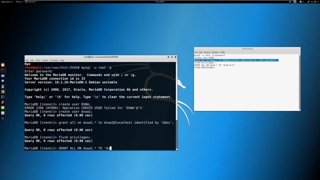 install DVWA on kali linux 2017.2 смотреть онлайн