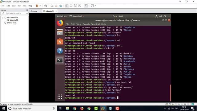 Linux - Linux Basic Command | rm | rmdir | | mv | cp смотреть онлайн