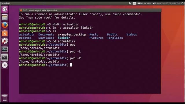 pwd : more about its options in linux смотреть онлайн