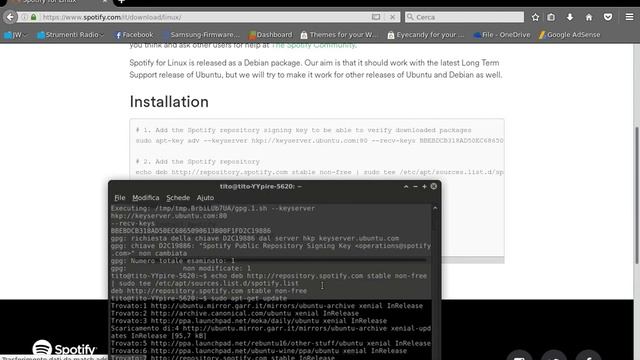 Installare Spotify su Linux (UBUNTU)! смотреть онлайн