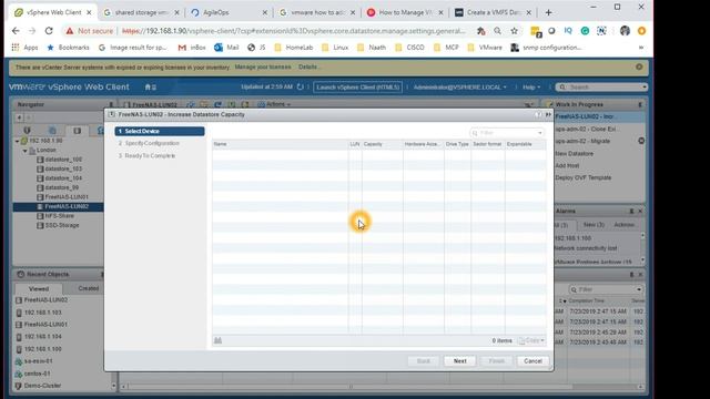 VMware Tutorial Beginners | Session 17 Increasing a Datastore capicity смотреть онлайн