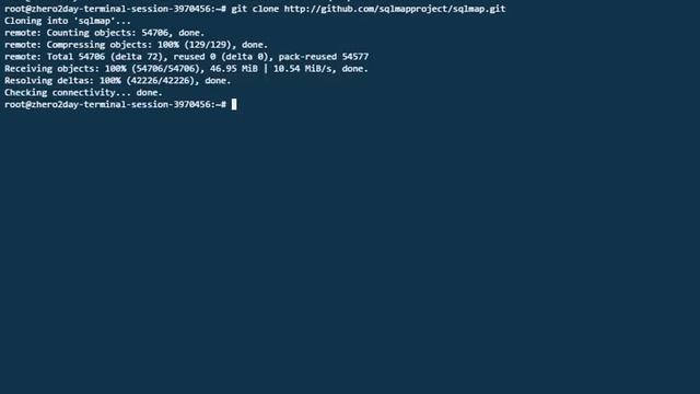 Terminal sessions - How to install Sqlmap in ubuntu (Linux) смотреть онлайн