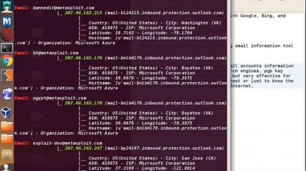 How to use INFOGA In Linux / Kali linux - Gathering email information tool
