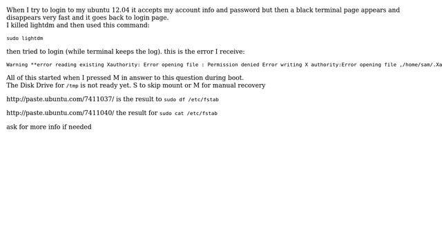 Ubuntu: XAuthority Error смотреть онлайн