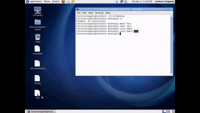 Terminal Commands in Fedora pt2 смотреть онлайн