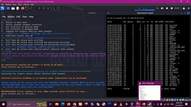 ALFA AWUS036ACM Testing on Linux Kali And Evil Twin تجربة كرت الفا اي سي ام على ايفل توين смотреть онлайн