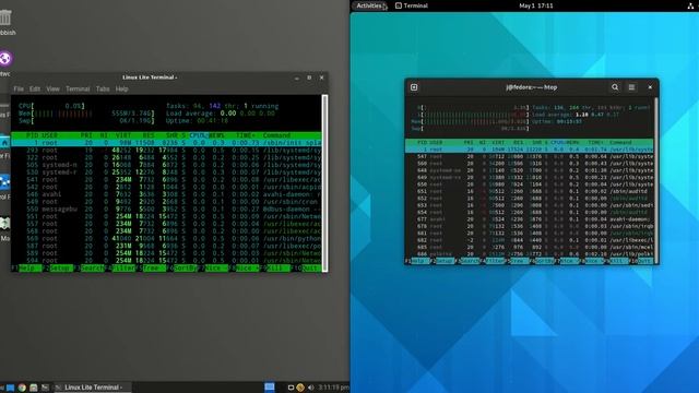 Linux Lite 6 vs Fedora 35: RAM/CPU Usage смотреть онлайн