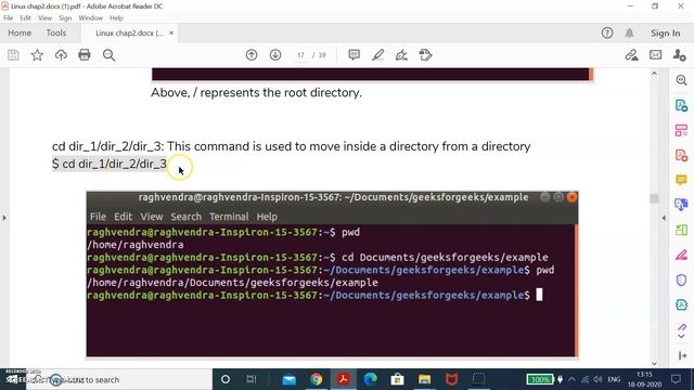 Linux command cd rmdir смотреть онлайн