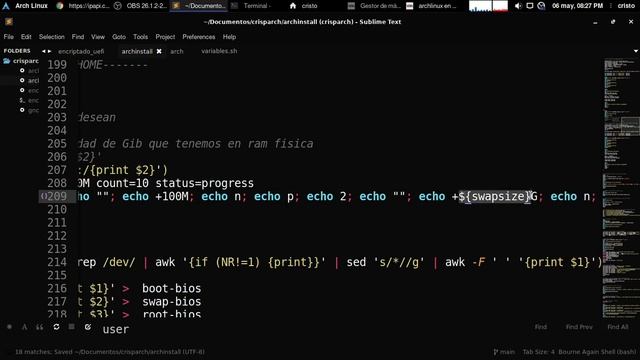 Crea y Modifica tu Script para instalar Arch Linux a tu gusto - Part2 смотреть онлайн