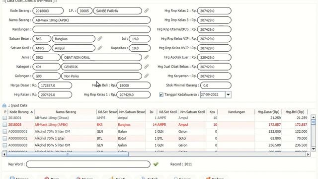 EDIT HARGA OBAT SIMRS KHANZA смотреть онлайн