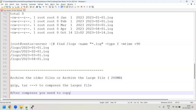 Advance-Linux-Day-18 || script to archive the logs || check RAM usage || url verification смотреть онлайн