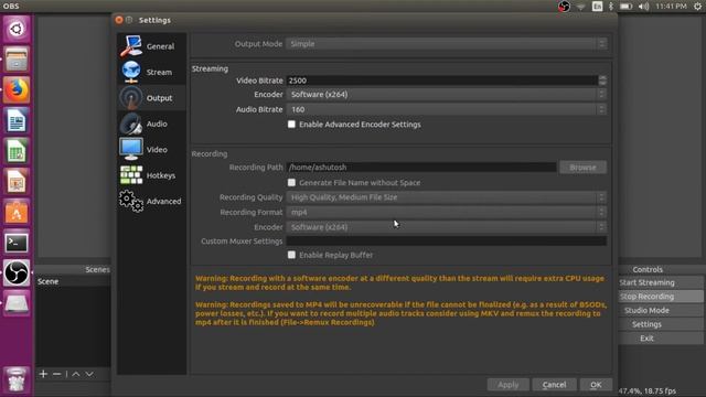 OBS configuration || How to use OBS Studio in Ubuntu 16.04/18.04 [ Hindi ] Full Explanation смотреть онлайн
