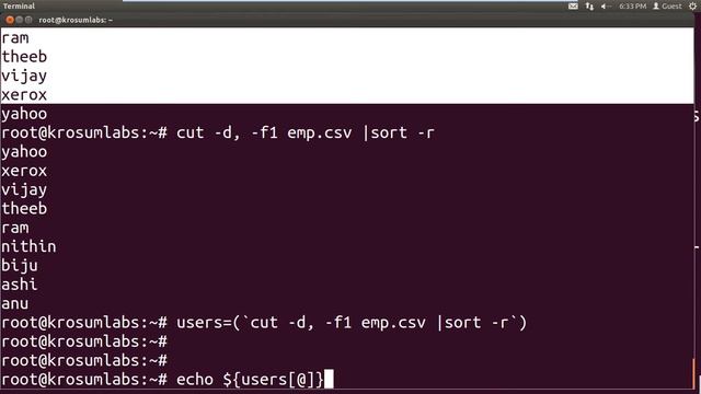 Unix Filters - 1 смотреть онлайн