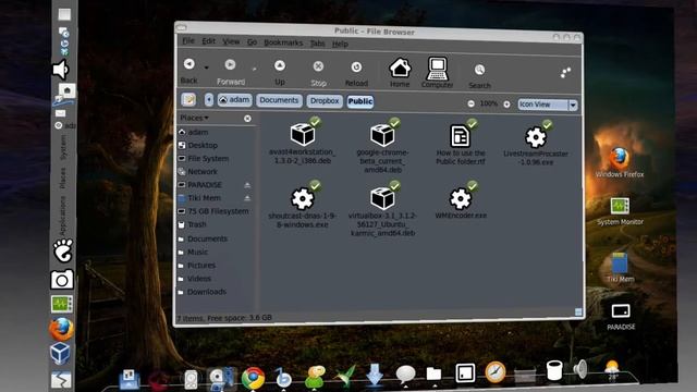 Ubuntu 9.10 Aero смотреть онлайн