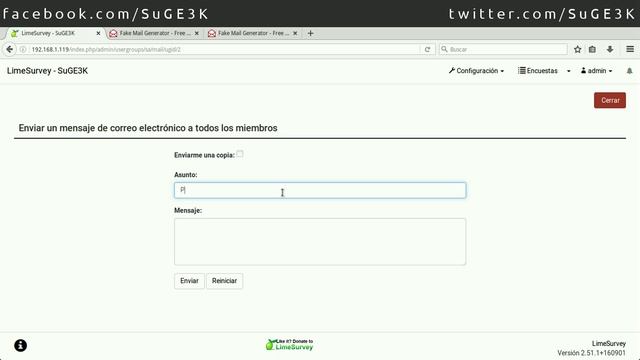 Curso de LimeSurvey Capitulo 4: Usuarios y Grupos de Usuarios смотреть онлайн