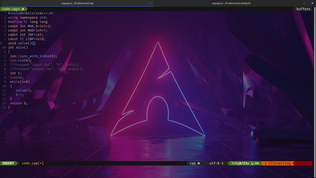 Arch Linux for Competitive Programming | Neovim and Compete Engine смотреть онлайн