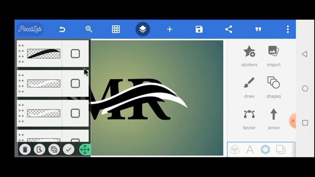 M R Logo Design On Android Phone | M R Logo In Pixellab смотреть онлайн