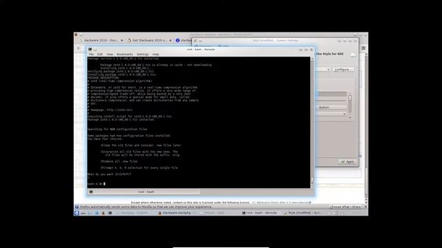 Upgrading to Slackware current смотреть онлайн