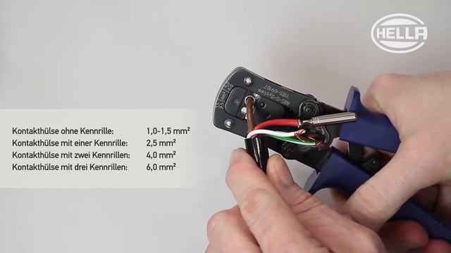 HELLA - Crimpen einer ABS/EBS Steckverbindung смотреть онлайн