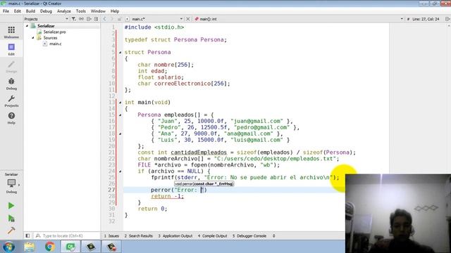 Tutorial de cómo Serializar en Lenguaje C смотреть онлайн