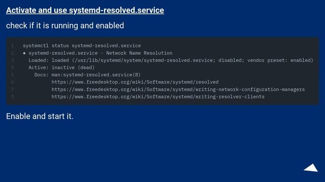 Activation via systemd failed for unit 'dbus-org.freedesktop.resolve1.service': Unit dbus-org.freed смотреть онлайн