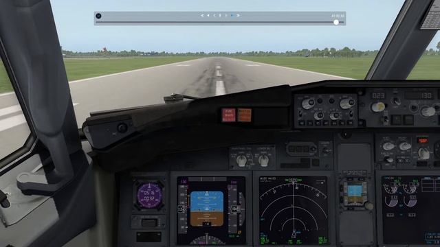 X-plane 11 Zibo B738 Landing . #swiss001 смотреть онлайн