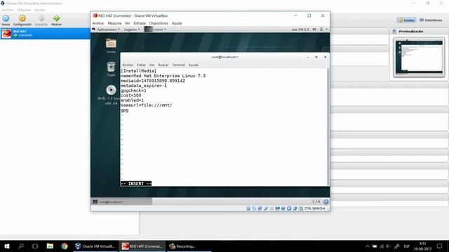 Instalar guest additions en Virtual Box con Red Hat 7.3 смотреть онлайн