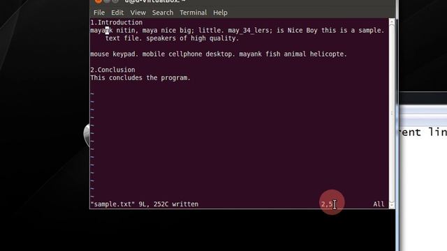 How To Move to Column n of current line In Vi Or Vim Editor In Linux A Step By Step Tutorial.avi смотреть онлайн