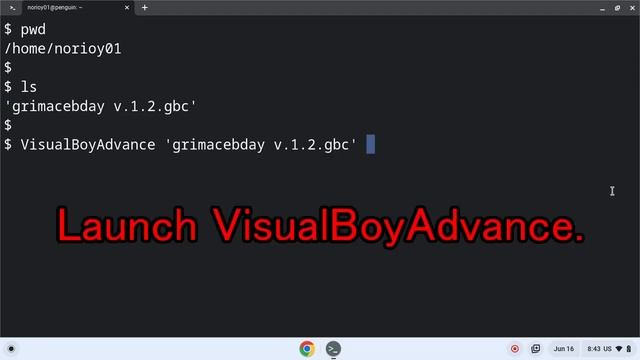 Install GBA emulator on Chromebook Linux смотреть онлайн