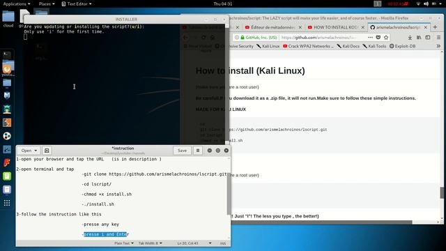 HOW TO INSTALL AND USE THE LAZY SCRIPT ( TOOLS OF HACHING )ON KALI && UBUNTU !! смотреть онлайн