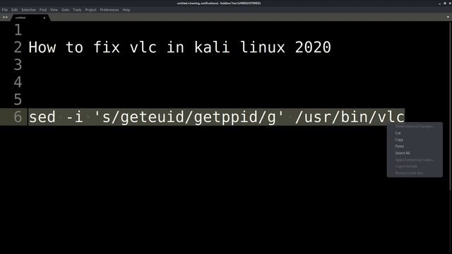 How To Fix Vlc In Kali Linux 2021 #vlc смотреть онлайн