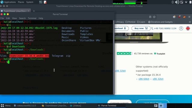 How to install TeamViewer in Parrot/Linux/Ubuntu/Fedora смотреть онлайн