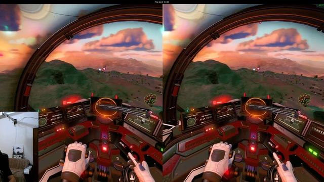 No Man's Sky VR + SteamVR + Alvr + Quest2. Play VR On Linux. 2024.01.02
