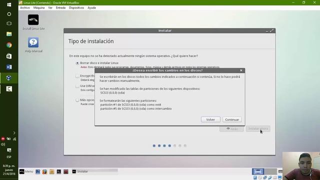 Instalacion de Linux Lite смотреть онлайн