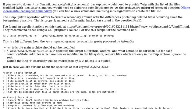 Incremental backup with 7zip (4 Solutions!!) смотреть онлайн