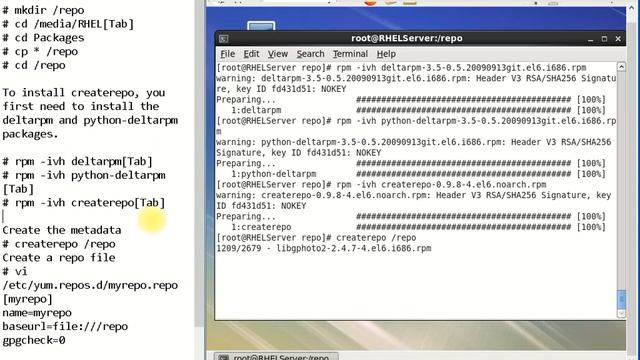 Create Repository in RedHat Linux смотреть онлайн