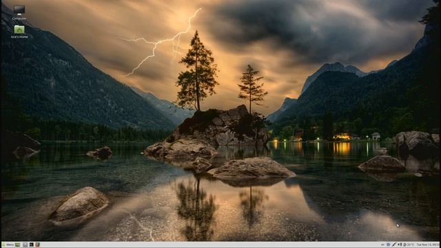 Basic Linux Mint Part9: background theme screensaver power management desktop settings смотреть онлайн