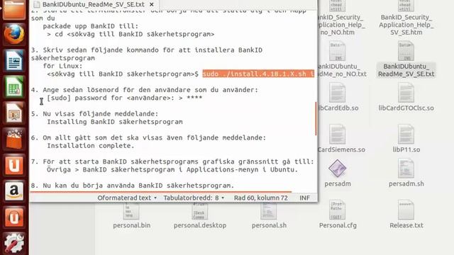 Installera Bank ID Ubuntu 1210 смотреть онлайн