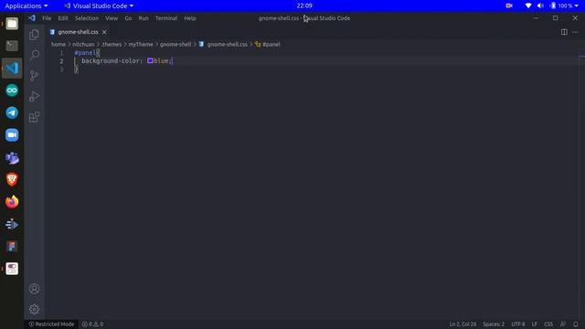 HOW TO CUSTOMIZE GNOME TOP BAR WITH CSS (UBUNTU 20.04) смотреть онлайн
