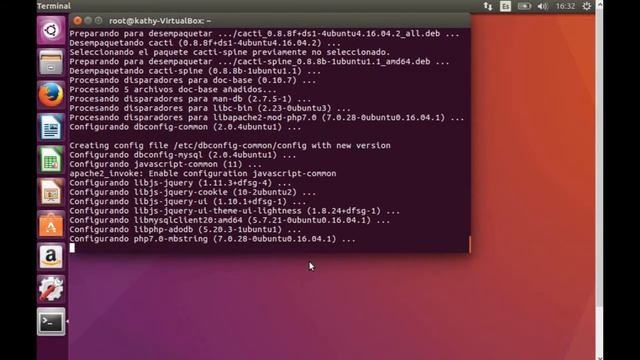 Instalación y configuración de CACTI en UBUNTU y GNS3 смотреть онлайн
