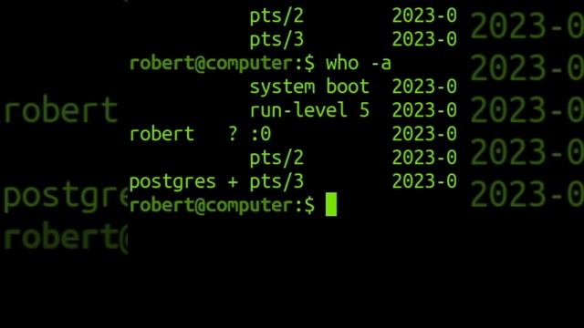 The 'who' Command In Linux смотреть онлайн