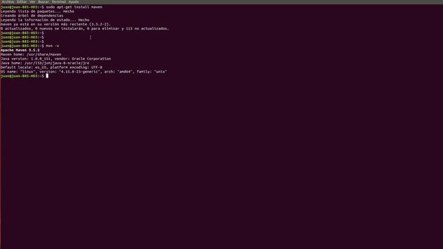 3. Instalación de maven linux смотреть онлайн