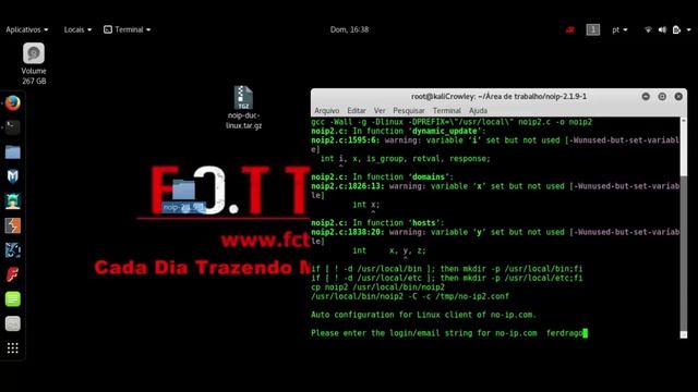 Como Instalar e Configurar o No-IP No Kali Linux 2.0 смотреть онлайн
