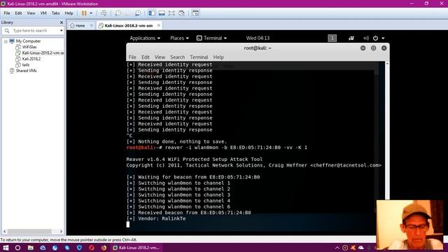 REAVER PIXIE DUST ATTACK w/Kali 2018.2 смотреть онлайн