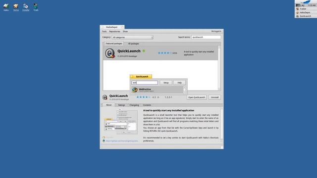 Launching applications in Haiku: Setting up QuickLaunch on Alt-Spacebar смотреть онлайн