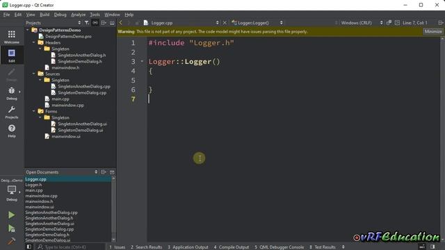 Design Patterns in C++/Qt - Singleton смотреть онлайн