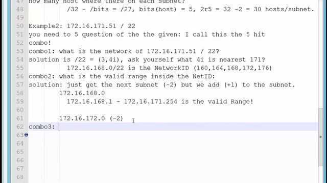 CCNA 200-120 IPv4 subnetting Questions part 2 смотреть онлайн