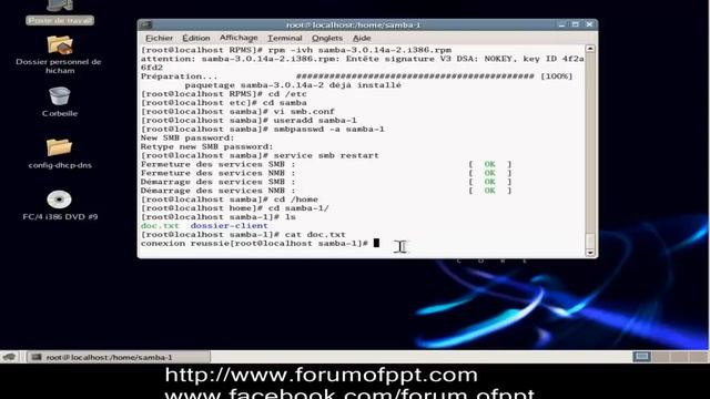 Installation & Configuration serveur SAMBA sous Linux - Fedora - смотреть онлайн