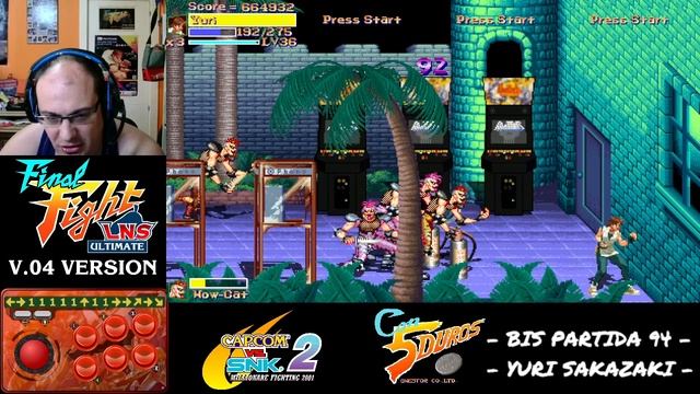 FINAL FIGHT LNS ULTIMATE V.04 - CAPCOM ALL STARS - HARD/CRAP MODE - YURI SAKAZAKI (1cc) (CTR) смотреть онлайн