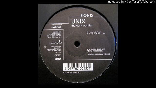Unix - The Dark Wonder (Hard Club Mix) 2003 смотреть онлайн